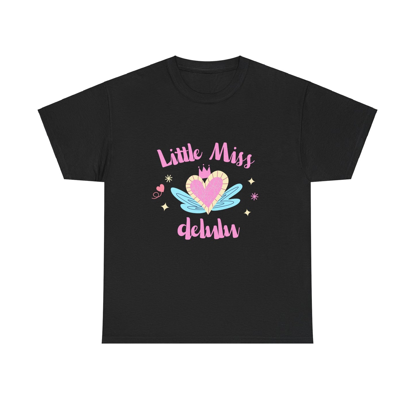 Little Miss Delulu Unisex Heavy Cotton Tee